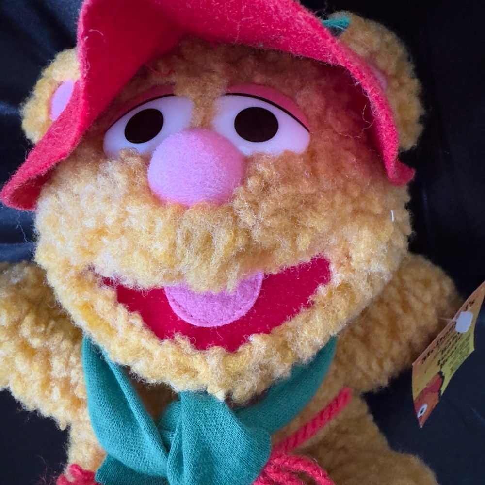 McDonald's Jim Henson's Muppets Baby Fozzie Bear plush toy 1987